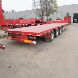 Ton Forestry Trailer CraneTruck Lowbed and <b>flatbed</b> trailers are growing due to construction, mining, and infrastructure projects - Product Image 5