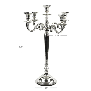 Candelabro de aluminio de 5 brazos de Color personalizado brillante hecho a mano boda y decoración de Iglesia soporte de vela calidad impresionante diseño atractivo - Product Image 6