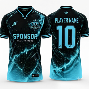 Fabricant de maillots de football personnalisés haut de gamme, uniformes de football OEM, usine de vêtements d'équipe par sublimation - Product Image 4