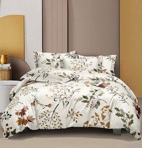 Ensemble de literie en microfibre super doux, taille Queen, ensemble de draps, vente en gros, personnalisé, collection de 3 pièces avec 2 taies d'oreiller - Product Image 1