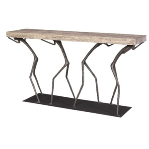 Vente en ligne de meubles de salon de luxe Table console incrustée d'os au design unique en métal pour la maison, hôtel, prix d'usine direct - Product Image 6
