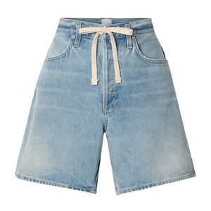 Short en Jean Denim bleu clair taille haute pour femme confortable décontracté vêtements d'été élégant et respirant essentiel Shorts personnalisés - Product Image 1
