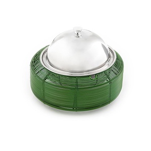 Plato para Servir de Hierro Blanco y Gris para Accesorios de Cocina, Plato Decorativo para Servir Alimentos de la Mejor Calidad - Product Image 4