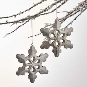 Adorno colgante de Navidad galvanizado único, perfecto para decoraciones navideñas estilo granja - Product Image 4