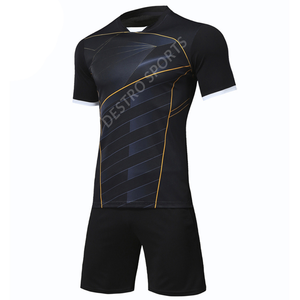 Camisetas de Fútbol de Alta Calidad, Ligeras y Transpirables, 100% Poliéster, Secado Rápido, Manga Corta, Cuello Redondo, Impresión Sublimada - Product Image 1