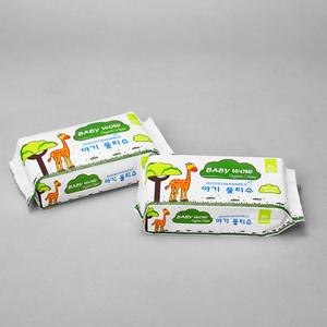 Obtenez des lingettes humides Babay wow: chaque paquet de 15x20cm avec 80 feuilles de tissu non tissé pour un nettoyage efficace à un prix abordable - Product Image 2