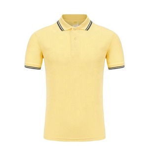 Hombres de alta calidad para Polos Nuevo diseño Casual manga corta Golf camisa personalizada rayas cuello impreso Technics Anti-Pilling - Product Image 3