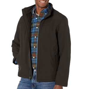 High Quality Wholesale Service Canvas Casual Stand Collar Softshell Jacket Custom Logo Printing Full Sleeves Softshell Jacket - Product Image 6