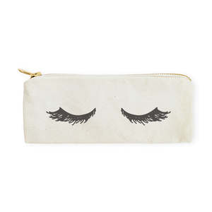 "Cartoon Cotton Canvas Portable <b>Makeup</b> Organizer Bag & <b>Case</b>" - Product Image 1