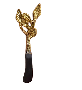 Cuchillo de mantequilla de latón Últimas piezas Espejado Pulido Hecho a mano Oro Latón Cuchillo de mantequilla Desayuno usado - Product Image 5