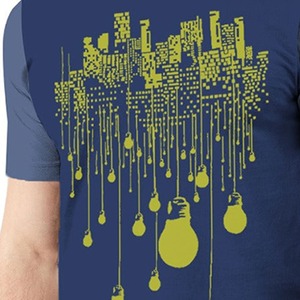 Camiseta de punto 100% algodón personalizada, cómoda, hecha a medida, con estampado gráfico para hombre, estilo urbano, gran venta. - Product Image 5
