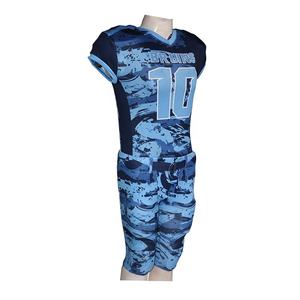 Uniforme de Fútbol Americano Transpirable y Fácil de Usar, Ropa de Equipo, Sublimación, Talla Grande, Servicio OEM, Manga Corta, Estampado - Product Image 1