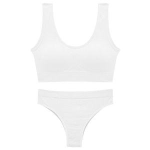 ชุดบราและกางเกงขนาดใหญ่พิเศษพร้อมไหล่คงที่พร้อมชุดชั้นในสตรีแบบดั้งเดิม - Product Image 4