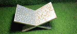 Support de Coran en os incrusté de nacre, cadeau de luxe pour l'Aïd Moubarak, design best-seller, vente chaude - Product Image 4