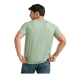 Oversize Stylish 100% Cotton Single Jersey Smart Casual <b>T</b>-<b>shirt</b> Export Oriented Short Sleeve V-Neck Breathable Eco-Friendly - Product Image 5