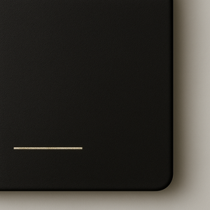 LABON Carnet de notes en cuir PU noir Minimal Gold Foil Line Hardcover Journal Elegant Soft Touch Blank Cover Office Writing Notebook - Product Image 2