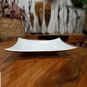 Bandeja de Aperitivos de Aluminio, Color Esmalte, Vajilla Metálica de Venta Caliente, Platos para Servir, Vajilla Metálica para Bodas, Bandeja Metálica para Fiestas - Product Image 1