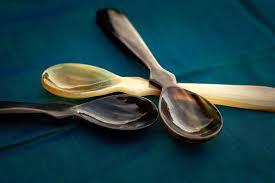 Ensemble de couverts de luxe en corne de buffle, cuillères et fourchettes à caviar, vaisselle de luxe en corne de buffle pour votre table de cuisine - Product Image 4