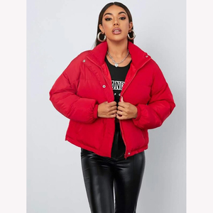 Chaqueta de invierno informal a la moda para mujer, abrigos acolchados con burbujas, acolchado cálido, impermeable, estampado, de nailon transpirable - Product Image 5