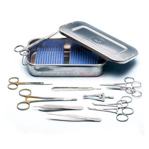 Kit quirúrgico de animales exóticos de 12 piezas de alta calidad, conjunto de instrumentos médicos de cirugía General veterinaria, paquete de esterilización y fórceps duraderos - Product Image 1