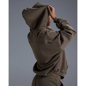 Sudadera con capucha para hombre hecha a medida con cremallera 100% algodón con serigrafía 450GSM pulóver con cremallera Sudadera con capucha de alta calidad para hombre - Product Image 6