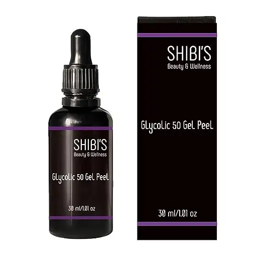 SHIBI'S Glycolic 50 Gel kupas dengan asam Glycolic 50% 30 ml dengan Neutralizer 100 ml Kit pengelupas Kimia