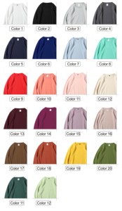 Automne/hiver nouveau 450G coton sweats à capuche fabricants personnalisé plaine col rond hommes à capuche poids lourd pull sweats - Product Image 3
