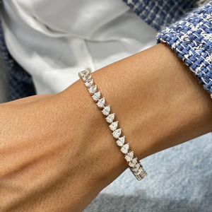 Style populaire poire IGI certifié VVS laboratoire cultivé diamant 14k Bracelet en or massif Fine mode luxe haut de gamme bijoux pour les femmes - Product Image 5