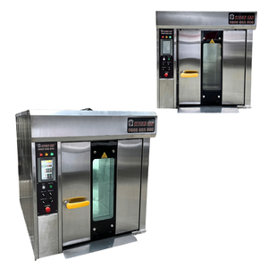 เตาอบขนมปังอุตสาหกรรม6ถาดสแตนเลสเตาอบเบเกอรี่แบบมีล้อหมุนใช้ง่าย - Product Image 1