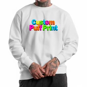 Sweatshirt With Logo Jogger Custom <b>Design</b> Bulk Blank Silk Screen Printing French Terry Unisex Crew Neck Sweatshirt - Product Image 4