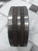 Rouleau latéral pour la fabrication de bracelets en or et en argent, avec motif floral, fabrication de matrices de roulement, Malaisie, Thaïlande, États-Unis