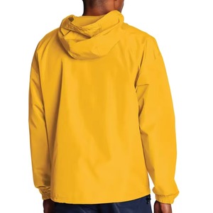 Veste coupe-vent zippée de haute qualité pour hommes avec sweat à capuche rembourré pour aventures en plein air randonnée techniques teintées en plaine - Product Image 4