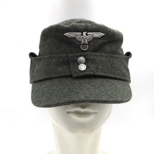 Casquette à visière pointue d'infanterie légère allemande M43 de la Seconde Guerre mondiale de qualité supérieure, reproduction historique personnalisée de l'uniforme - Product Image 4