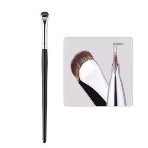 Cepillo <span class=keywords><strong>de</strong></span> detalle en forma <span class=keywords><strong>de</strong></span> media luna hoja plana fina Etiqueta Privada ventilador plano a granel cepillos <span class=keywords><strong>de</strong></span> <span class=keywords><strong>ojos</strong></span> individuales maquillaje delineador <span class=keywords><strong>de</strong></span> <span class=keywords><strong>ojos</strong></span> cepillo <span class=keywords><strong>de</strong></span> cejas - Product Image 1