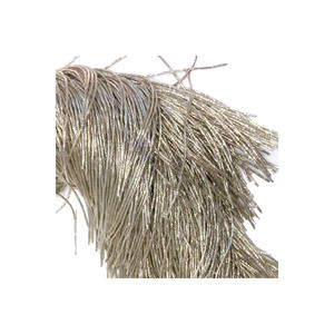 Fil métallique français en fil de laine à chevrons violet foncé, fil de laine à chevrons, fil métallique, diamètre 1 mm, couleur argent - Product Image 5