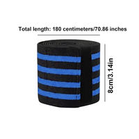 Accessoires de gymnastique de qualité supérieure Enveloppes de genou personnalisées pour l'haltérophilie (paire) Idéal pour s'accroupir et utiliser en salle de sport Enveloppe de genou