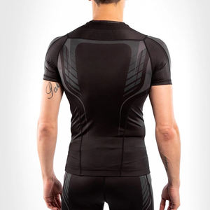 Custom Impreso Manga Corta Mma Sportswear Rash Guard - Product Image 6