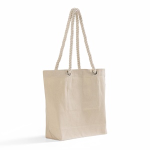 Sac fourre-tout pour les déplacements avec poignée en corde et doublure en toile - Product Image 4