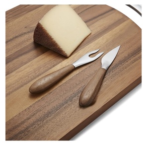 Ensemble de couverts en acier inoxydable de haute qualité 4 couteaux fromage finition mate 2 acier miroir argent moderne poli à la main usage quotidien - Product Image 2