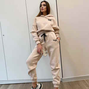 <b>Womens</b> Sports Outfits Set 2 Piece <b>Tracksuits</b> for <b>Women</b> Workout Sweat Suits Long Sleeve Hoodie Sweatshirt Pants <b>Velvet</b> Corset - Product Image 1