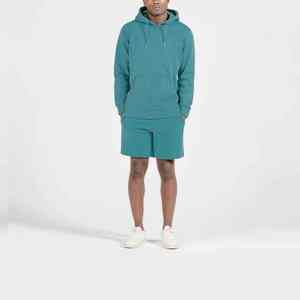 เสื้อฮู้ดผ้าฟลีซแบบสวมหัวเสื้อฮู้ดโอเวอร์ไซส์กำหนดโลโก้ได้เองระบายอากาศได้ดี100% - Product Image 3