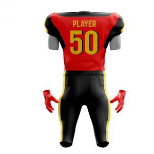 Venta al por mayor de uniformes de fútbol americano personalizados sublimación proveedor de fábrica transpirable de secado rápido de tela suave ropa de equipo ropa deportiva - Product Image 3