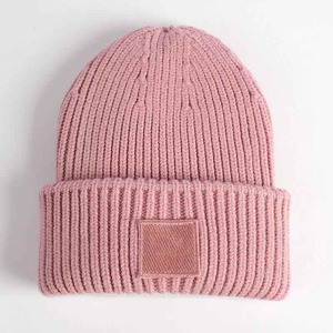 Fashion Wholesale Unisex Acrylic Jacquard Beanie Hat Custom Design Embroidery Logo Solid Color Warm Winter Custom Size - Product Image 4