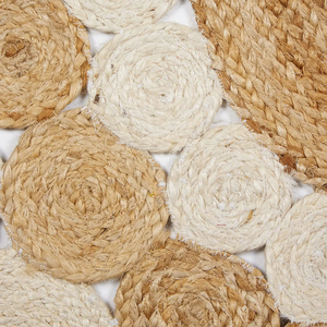 Modern Handmade <b>Jute</b> Floor Rug Natural <b>Fiber</b> Area Rug Private Label Manufacturer Supplier Home Decor - Product Image 2