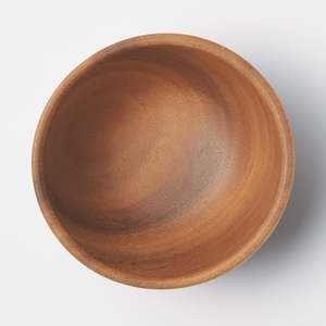 Bol à manger rustique bols de cuisine en bois de qualité supérieure vaisselle en bois massif pour le service de dîner support de livraison FBA - Product Image 5