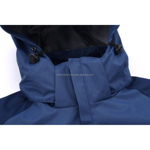 Chaqueta Softshell Impermeable con Capucha para Hombre, Cortavientos, Transpirable, con Diseño Geométrico de Dibujos Animados, para Senderismo, Camping y Trekking - Product Image 3