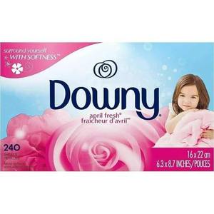 Hojas de secadora suavizante de tela Downy, April Fresh, 105 unidades - Product Image 6