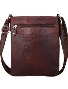 กระเป๋าสะพายข้างหนังแท้แฟชั่นสำหรับผู้หญิงกระเป๋าสะพายข้างมีซิปปรับขนาดและความจุได้ - Product Image 2