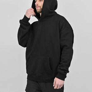 Nouveau sweat à capuche oversize pour homme tendance pour l'hiver avec logo personnalisé 100% coton molleton coupe classique - Product Image 5