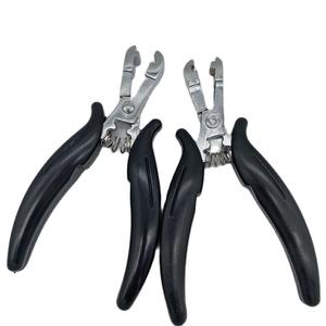 Flat Type Pliers with Black Handle, 6mm Groove, for Pre-Bonded <b>Hair</b> Extensions, Hairdressing <b>Tool</b> <b>Hair</b> <b>styling</b> clamp - Product Image 4
